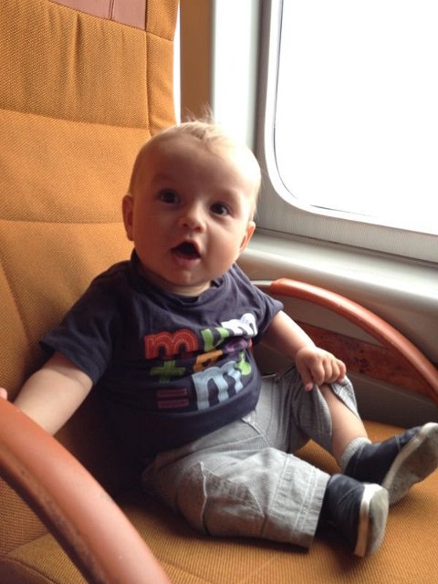 melle op de boot.JPG - Melle op de snelboot